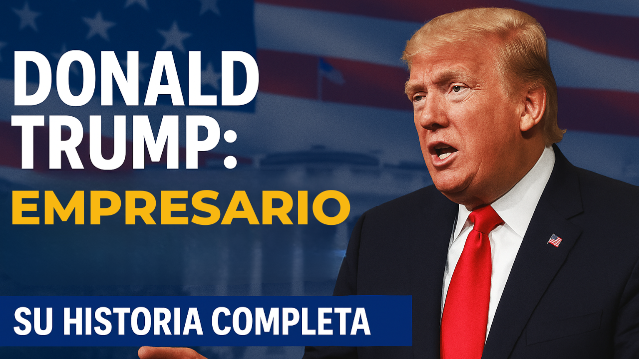 💸DONALD TRUMP de MILLONARIO a PRESIDENTE DE EE.UU – Biografía Completa